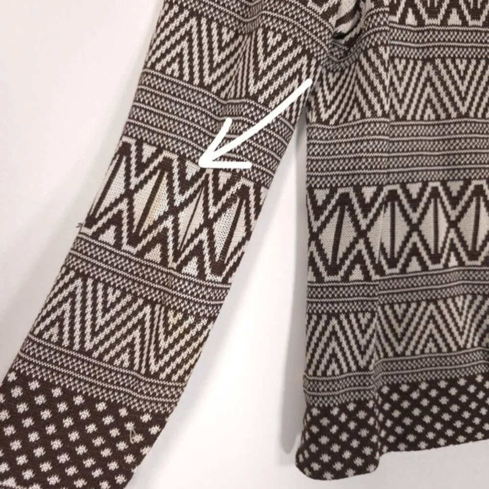 ST. JOHN COLLECTION Women’s Knit Top Pullover Geometric USA🇺🇸MADE Size 4‎